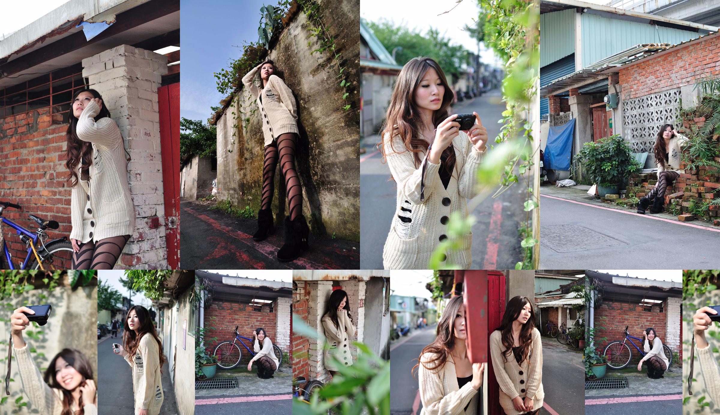 La modella taiwanese Pink "Outside the Street of Yongchun" No.ecfa07 Pagina 1