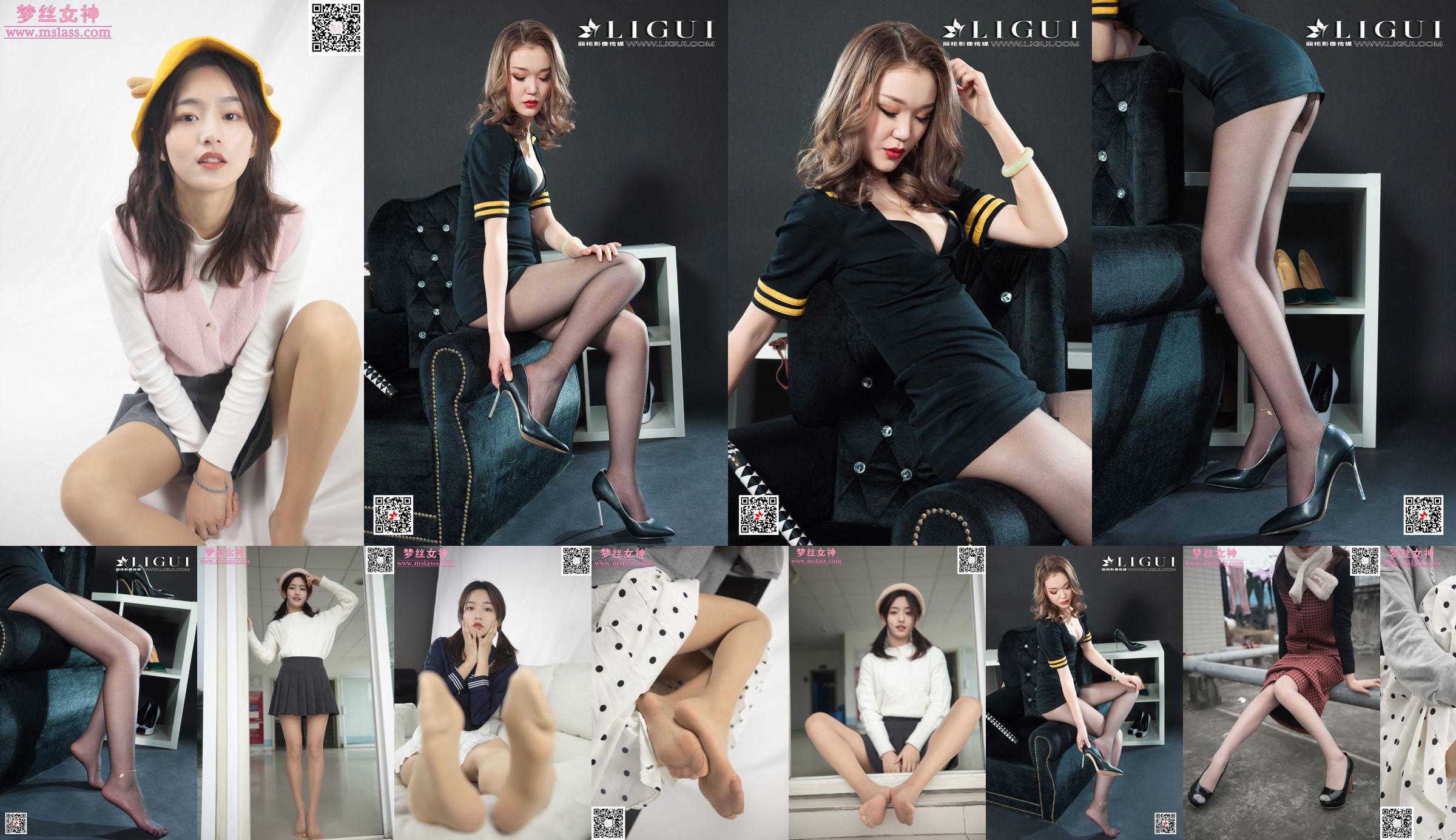 Xuanxuan Leg Model "Black Silk Stewardess Uniform" [Ligui Ligui] Internet Beauty No.02e18e หน้า 1