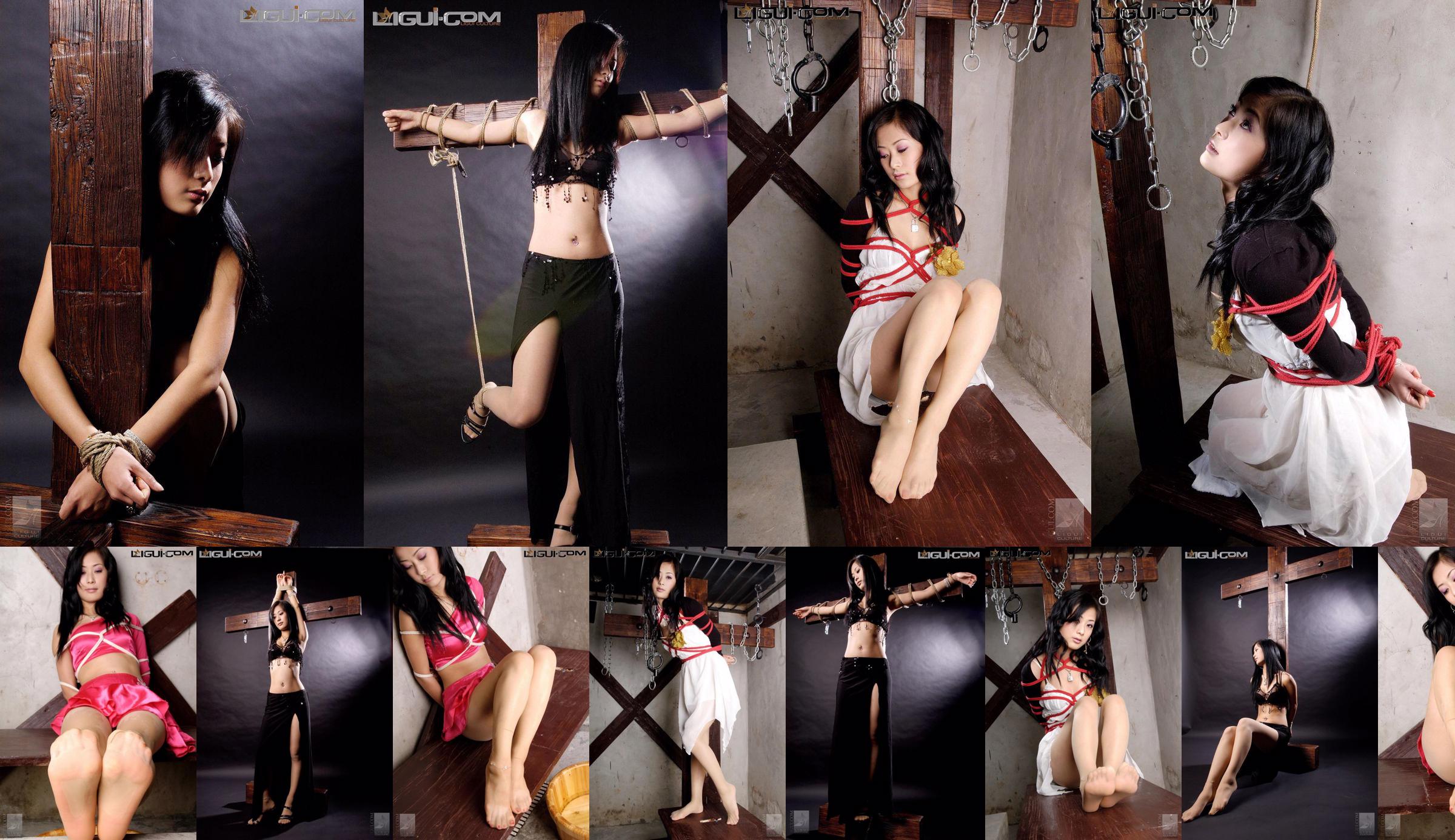 [丽 柜 美 ​​束 LiGui] Modello Saya "Black Silk Shackles" Silk Foot Photo Picture No.757967 Pagina 17