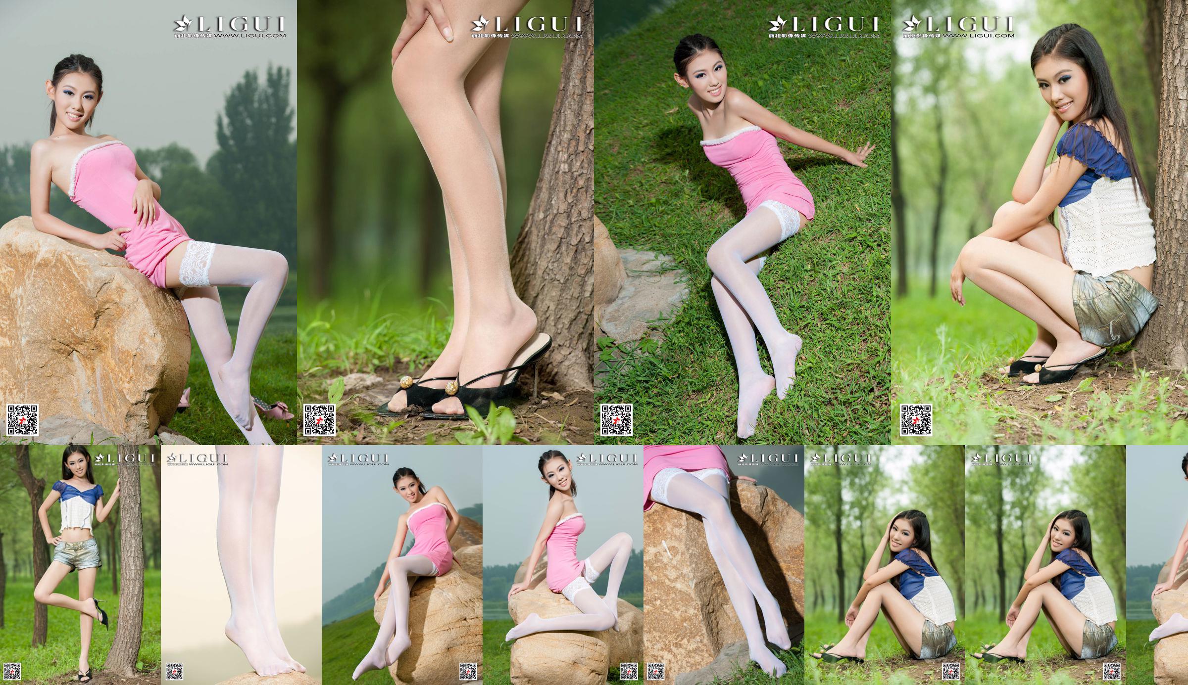 [丽柜Ligui] Model Wei Ling "Long Leg Girl" Beautiful legs No.9211fe Page 12