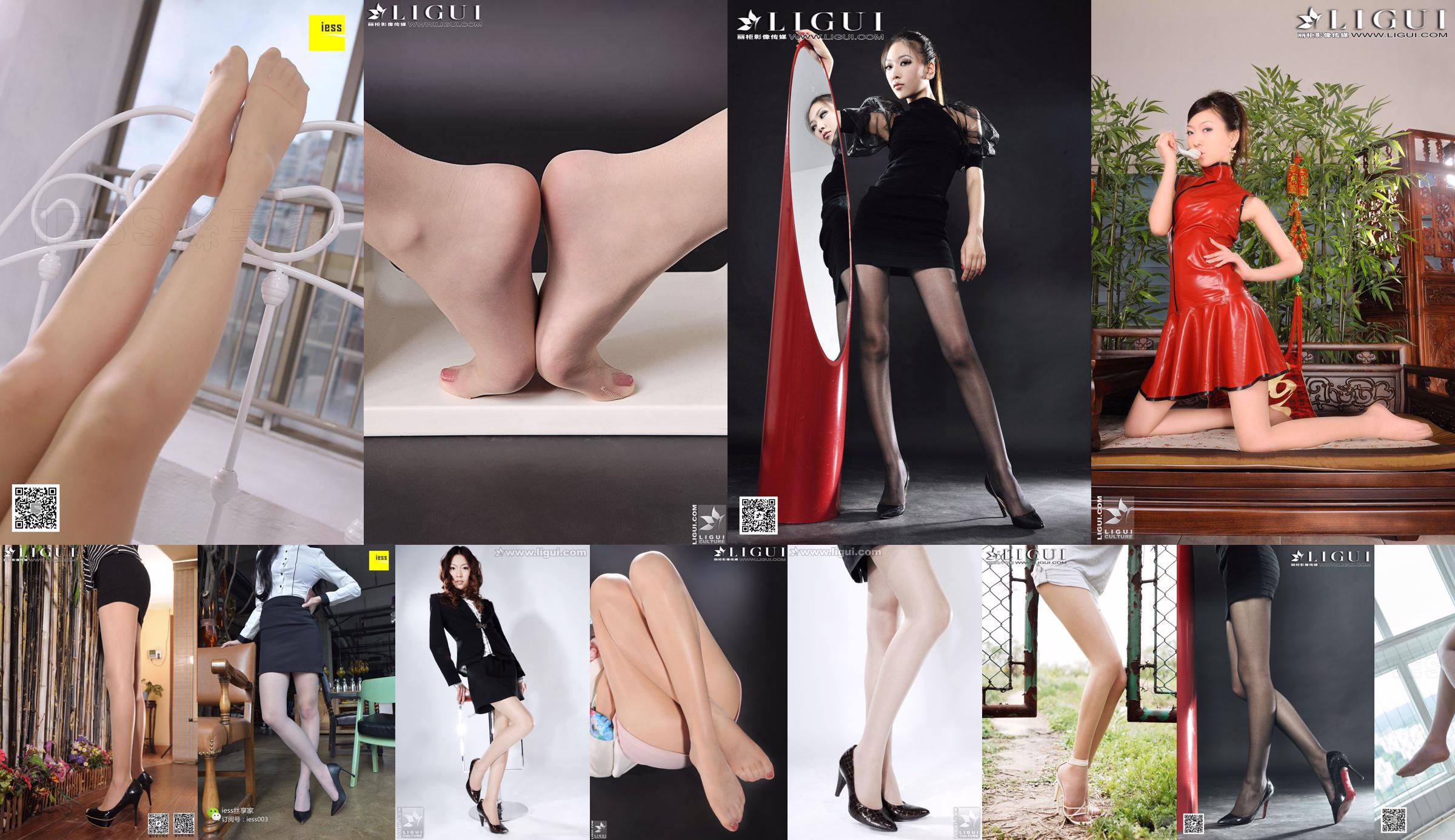 [丽 柜 美 ​​束 LiGui] Modelo Wenxin "Uniform Binding Series" Foto de hermosas piernas y pies de jade No.18aa25 Página 2