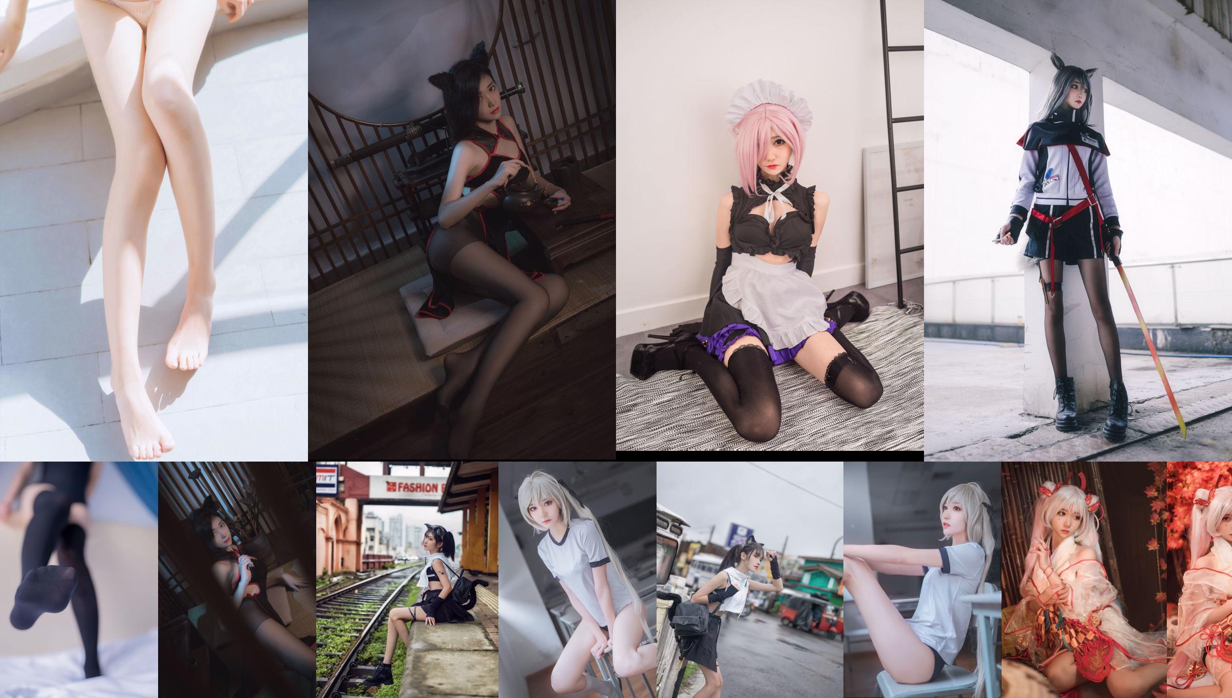 [Ảnh COSER người nổi tiếng trên Internet] Blogger anime Nan Tao Momoko - đồ lót đen No.f5a3d8 Trang 3