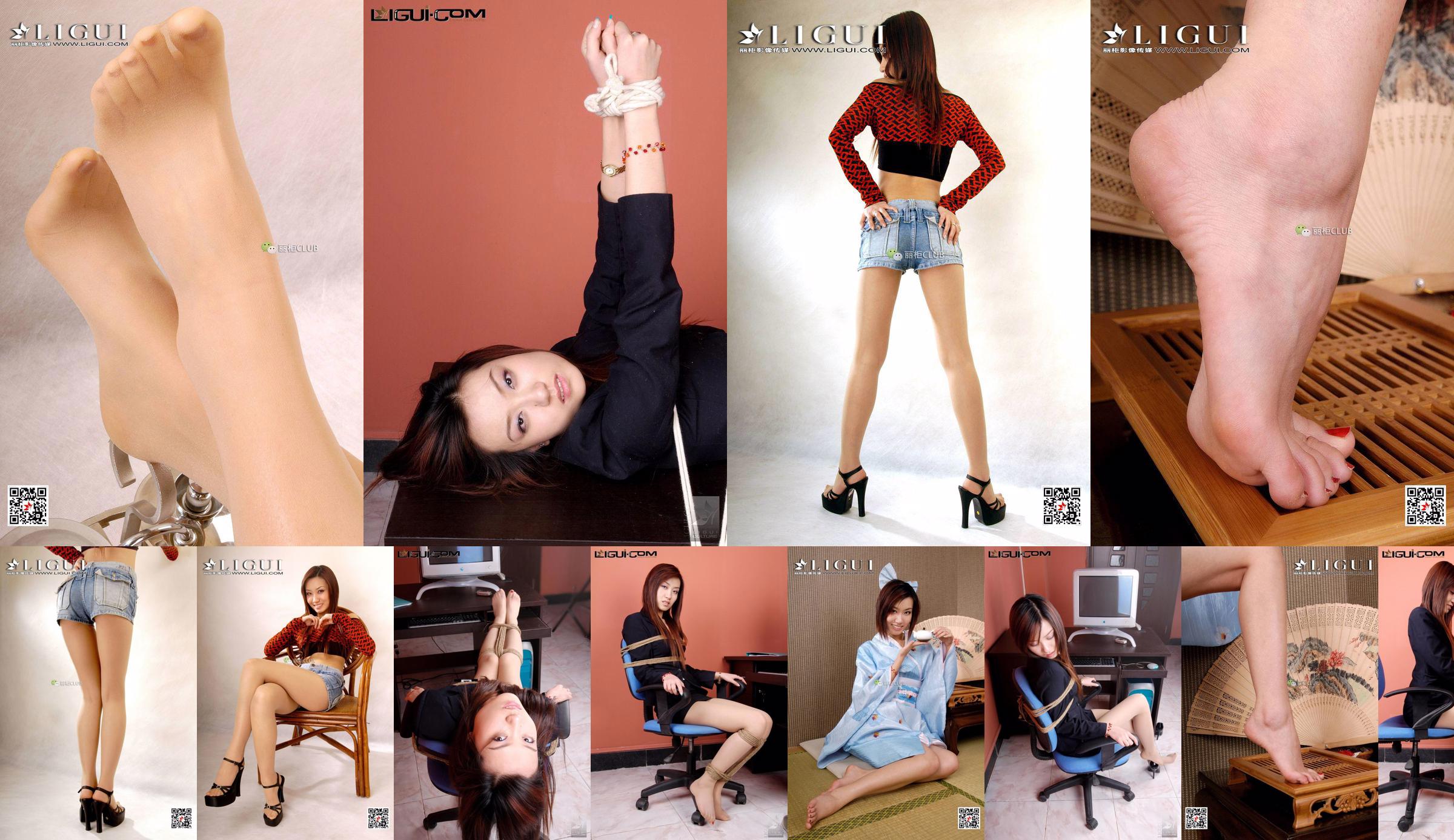 [丽 柜 的 束 LiGui] Photo "Office Bundled" du mannequin Xiaohui de belles jambes et pieds No.cd9a3f Page 8