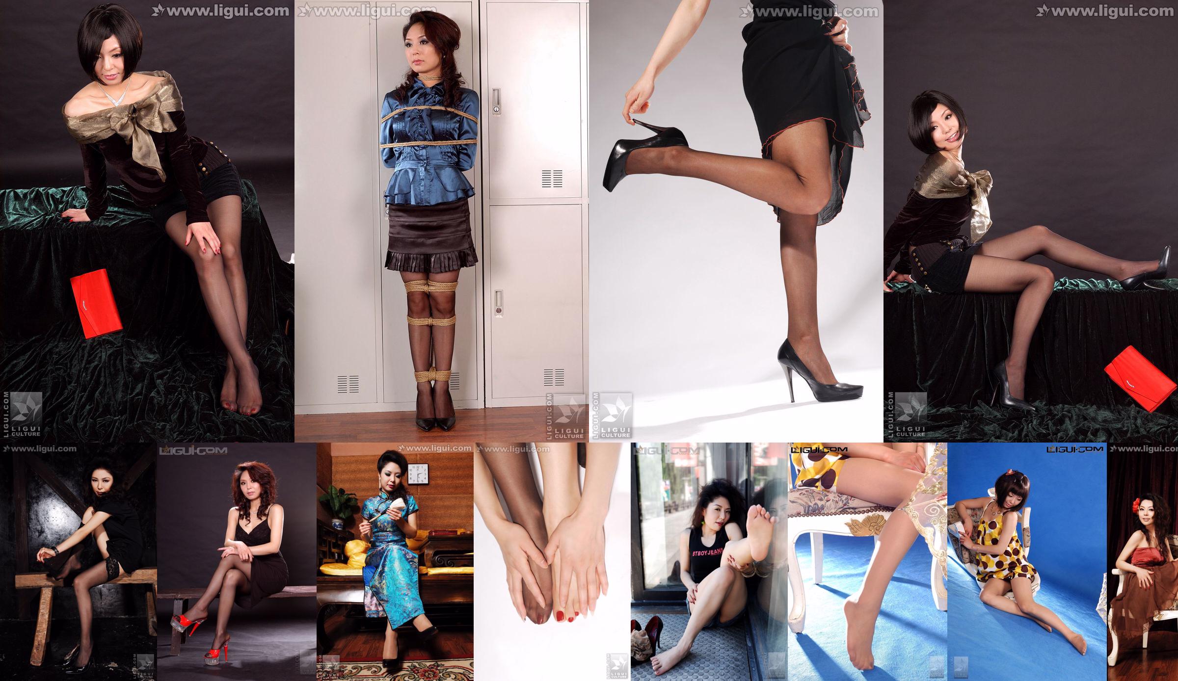 Model Bingqing "Black Perfume Love of a Beautiful Mature Woman" [丽柜LiGui] Photograph of Stockings and Yufu No.662adf Page 14