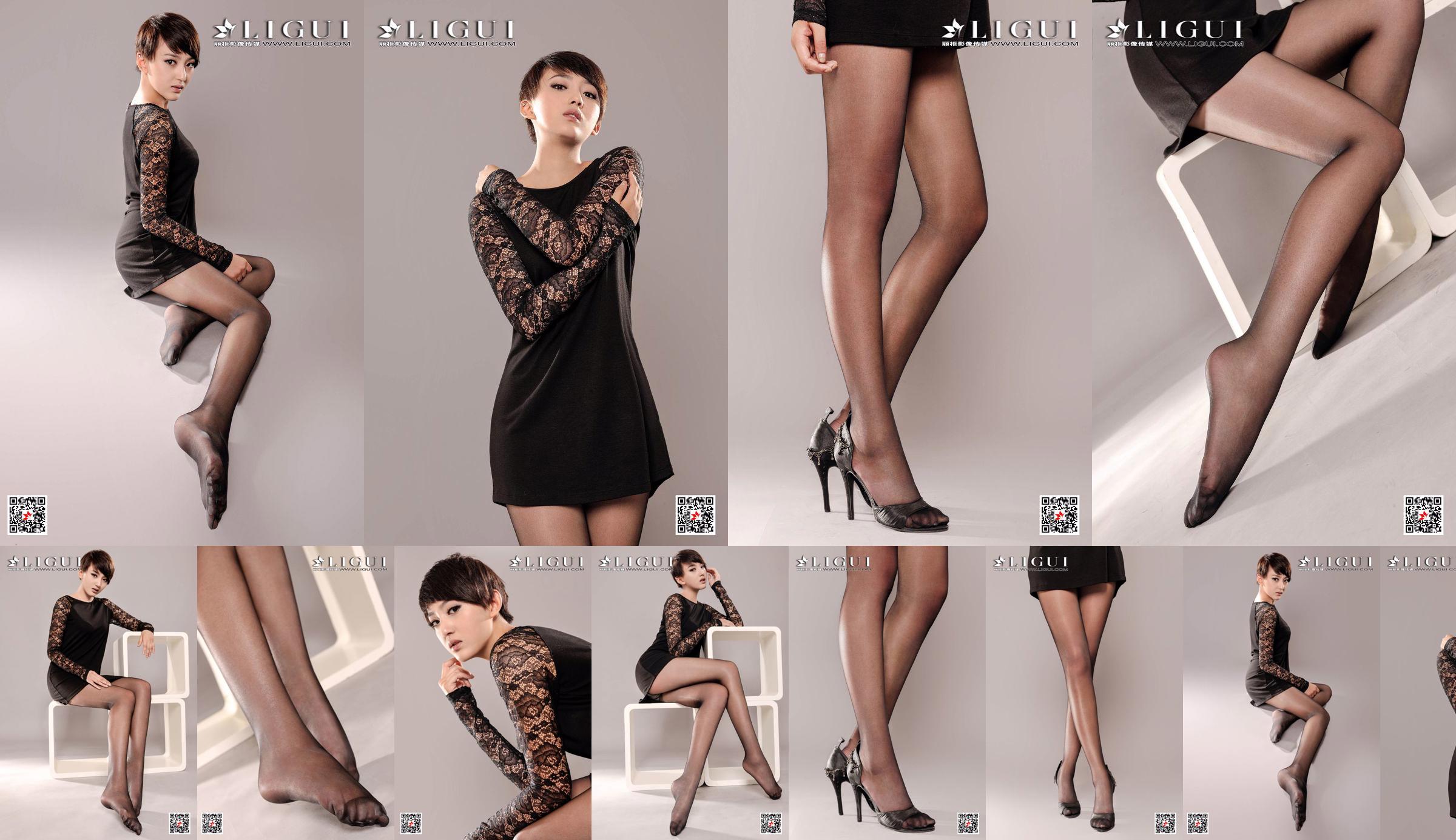 Người mẫu Xiaoqi "Black Lace" [Ligui Ligui] Vẻ đẹp Internet No.7b238a Trang 1