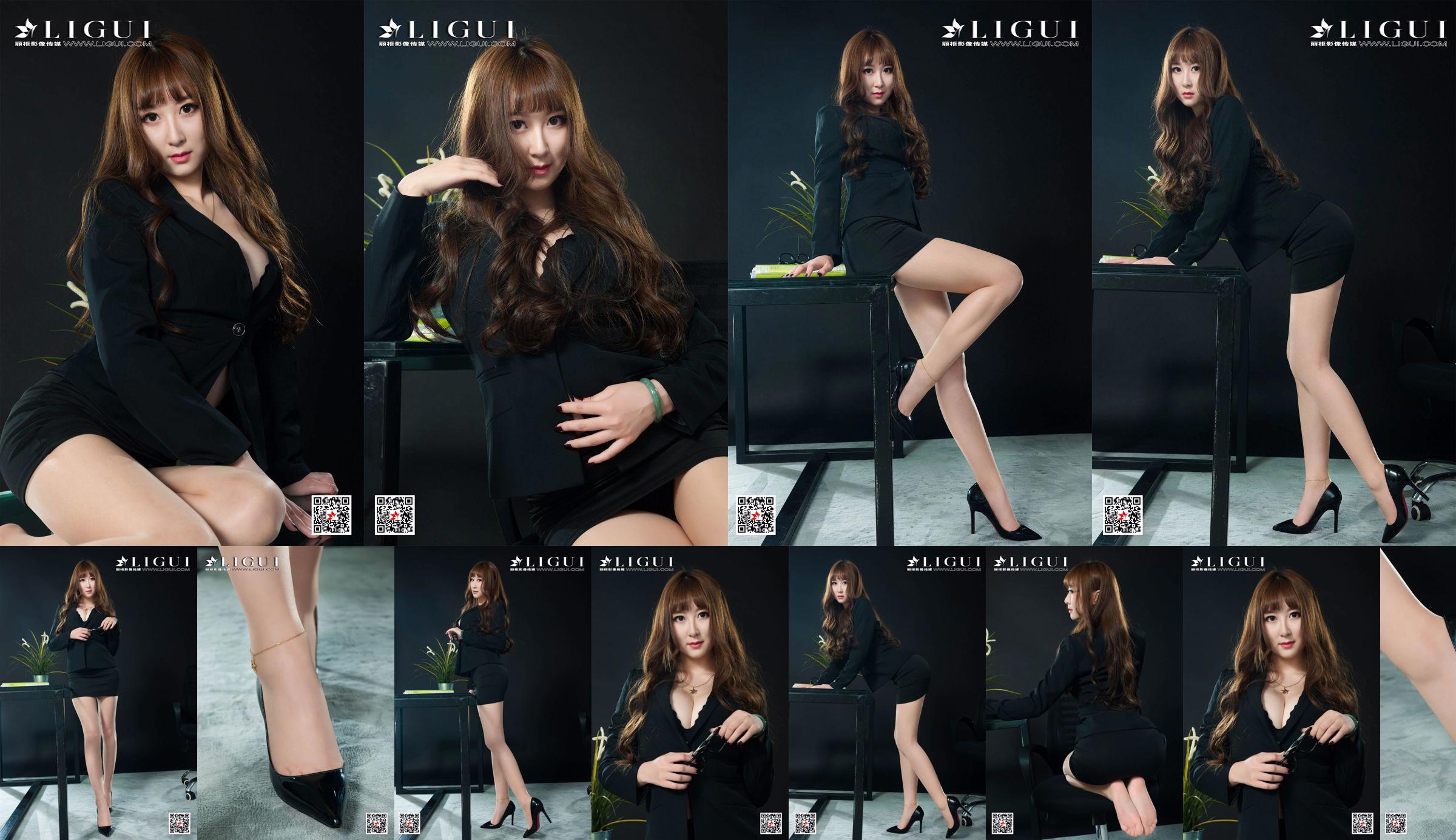 Leg model coke "Pork shredded high heel OL beautiful legs" [Ligui Ligui] No.167092 Page 1