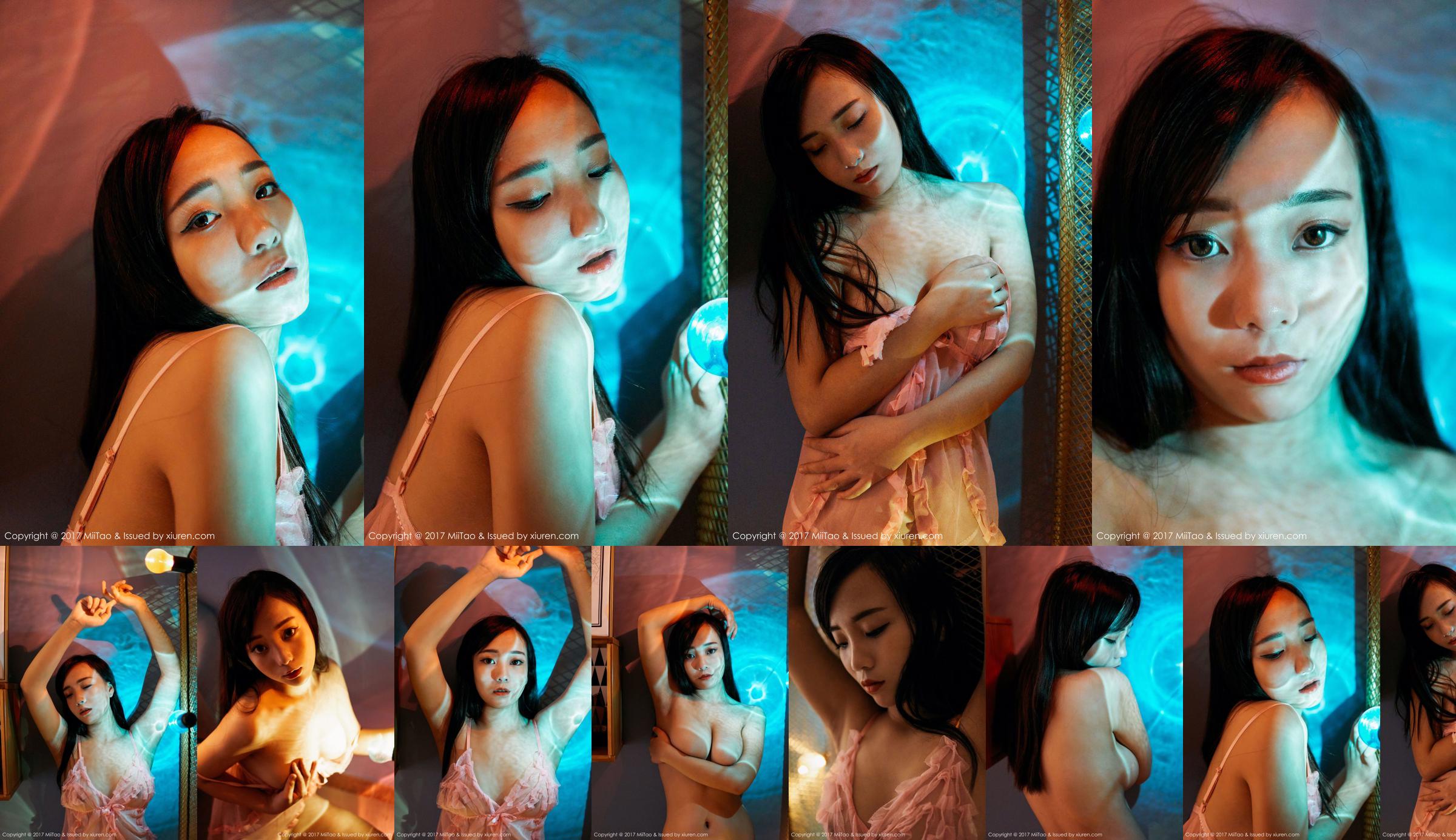 Ruixin "การถ่ายภาพร่างกายมนุษย์ภายใต้แสงไฟ" [MiiTao] VOL.086 No.c16d8b หน้า 6