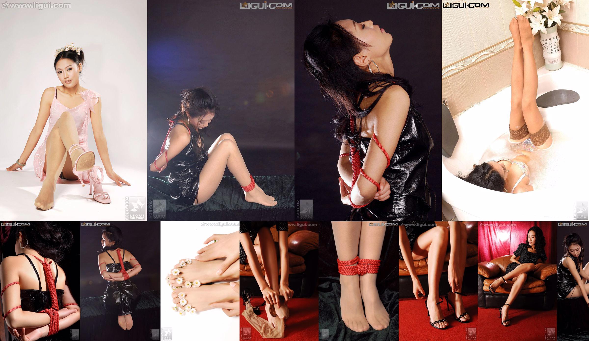 Model Kaimi "Golden Powder Aristocratic High Heels" [Ligui LiGui] Stockings and Jade Foot Photo Picture No.a3cf0c Page 11