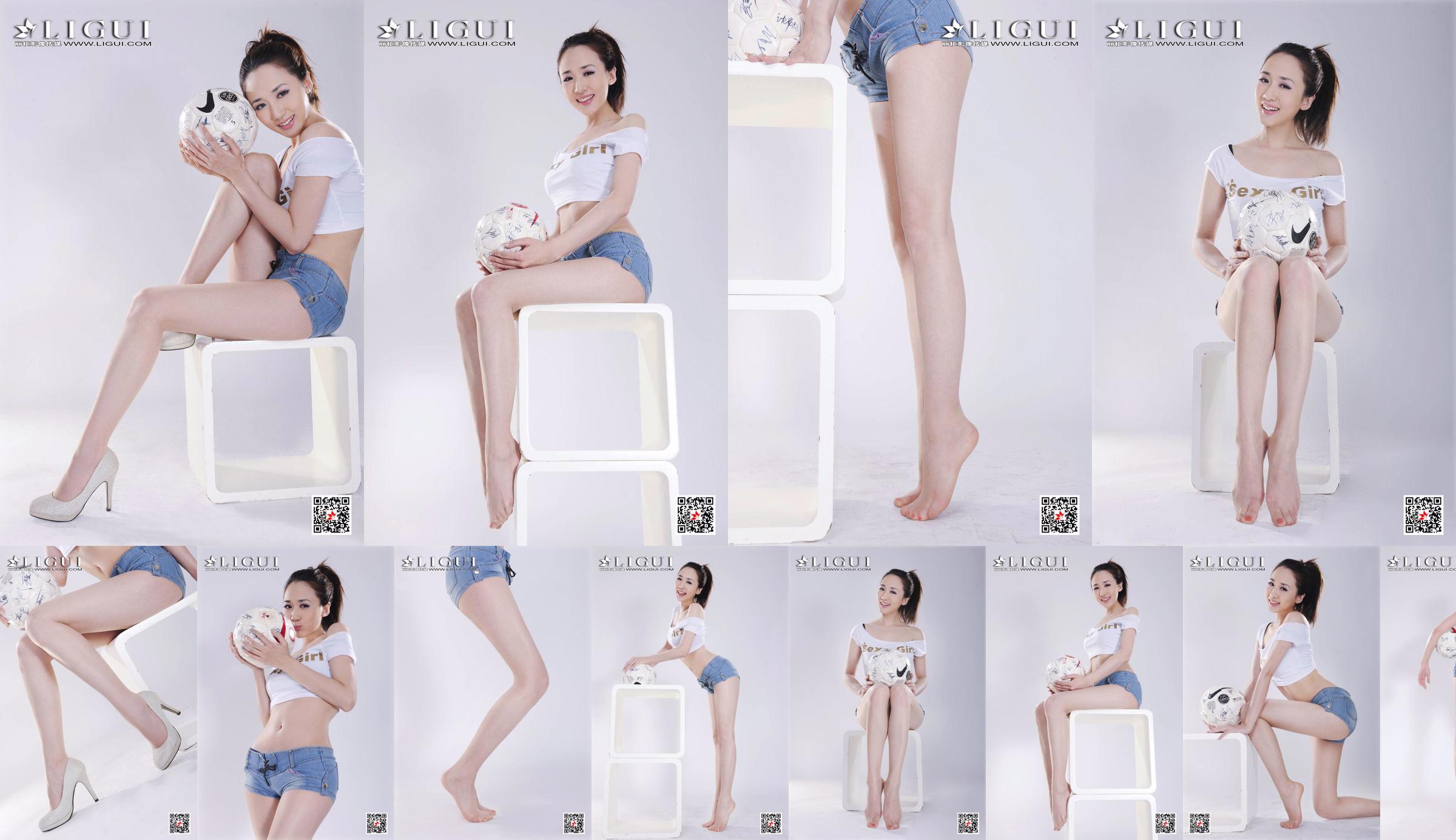 모델 Qiu Chen "Super Short Hot Pants Football Girl"[LIGUI] No.994021 페이지 3