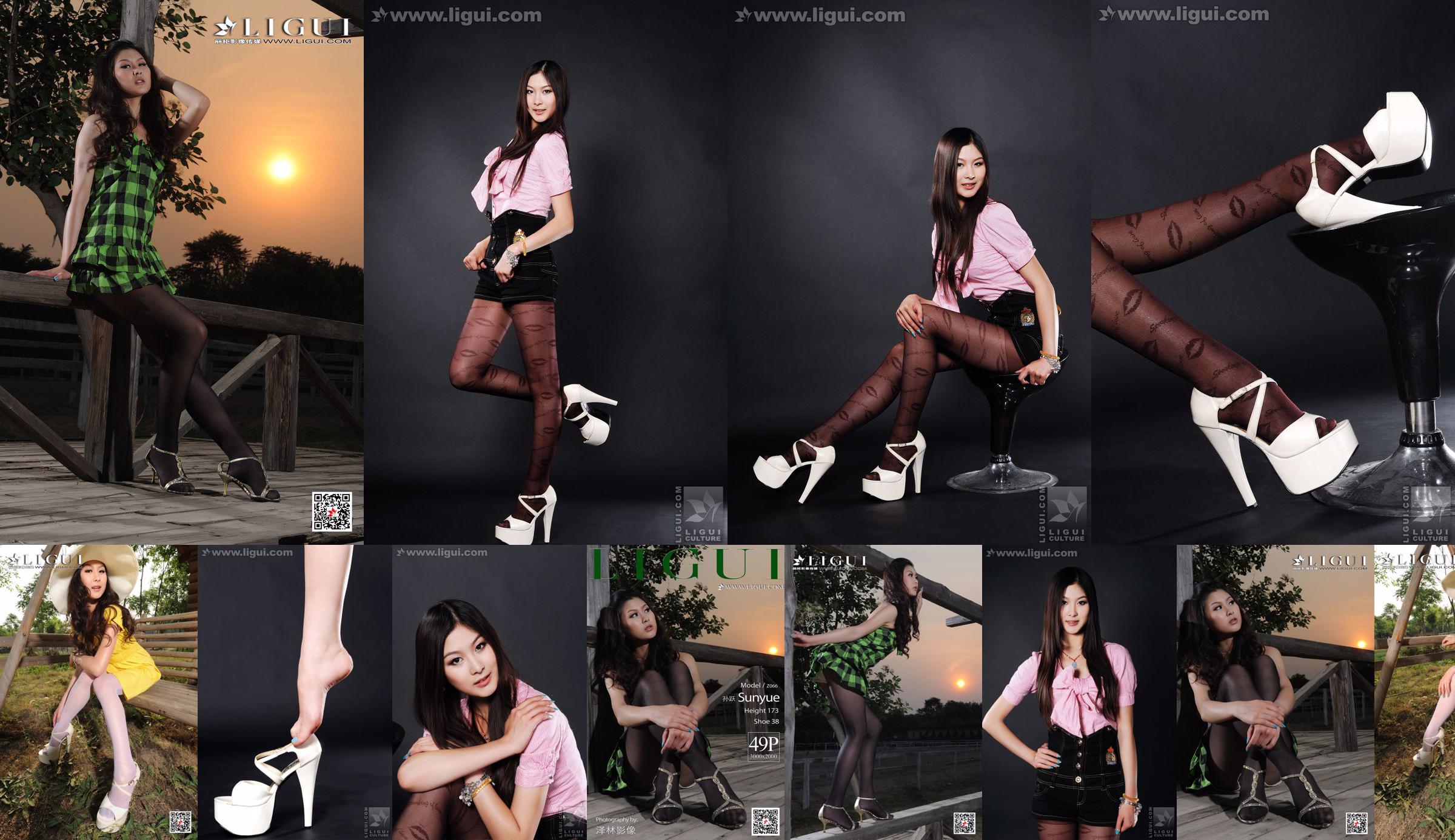 Model Sun Yue "Outdoor Beauty Silk High Heel" [Obcas LIGUI] Network Beauty No.c4f695 Strona 14