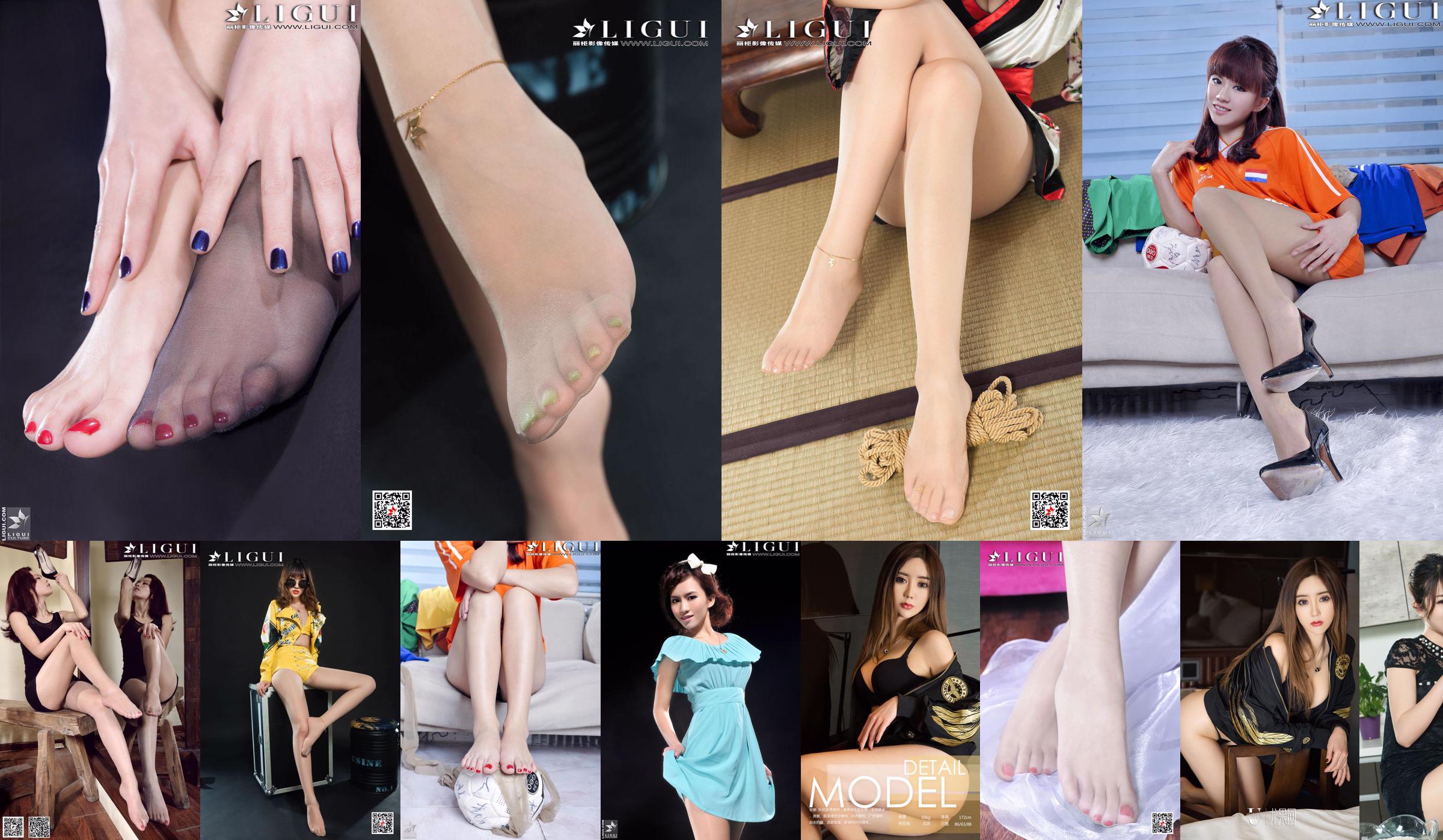 Model Anna "Ladies Rope Art" Complete Works [丽柜美束LiGui] Beautiful legs and silk feet photo pictures No.2d70f6 Page 24